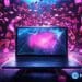 crytpo news spam computer attack Epic NFT on the background neon colors hologram style v5.2