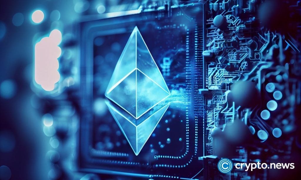 crypto news Ethereum Core Developers blockchain and artificial intelligence blue and white colors blurry background 1