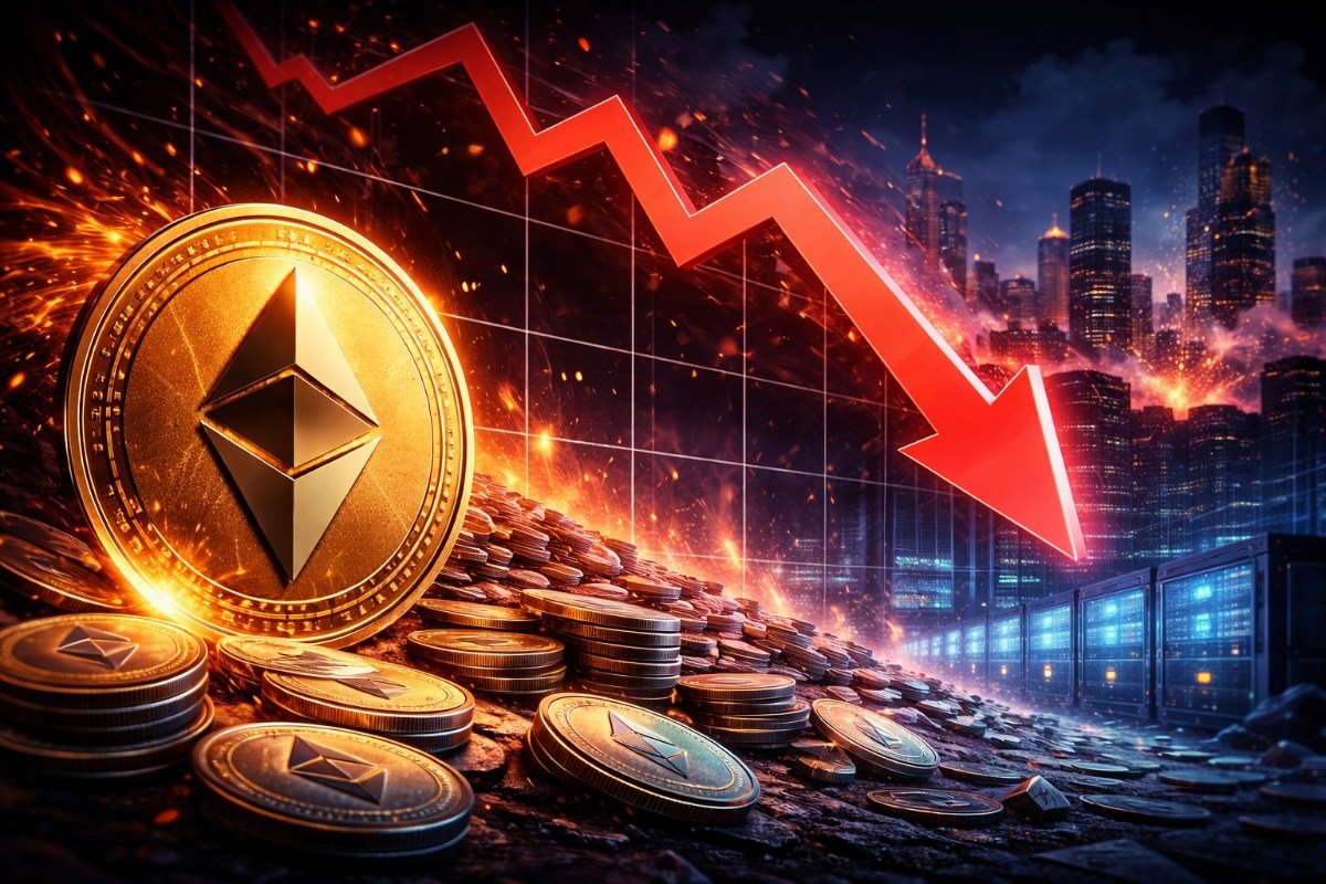 BitMine Faces $7B Unrealized Loss as Ethereum Slides Below $2,100